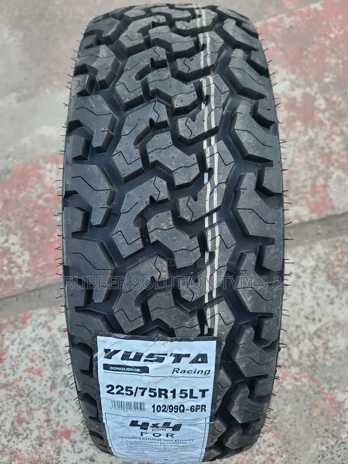 225/75r15 Yusta Tyres L/T 6pr All-Terrain