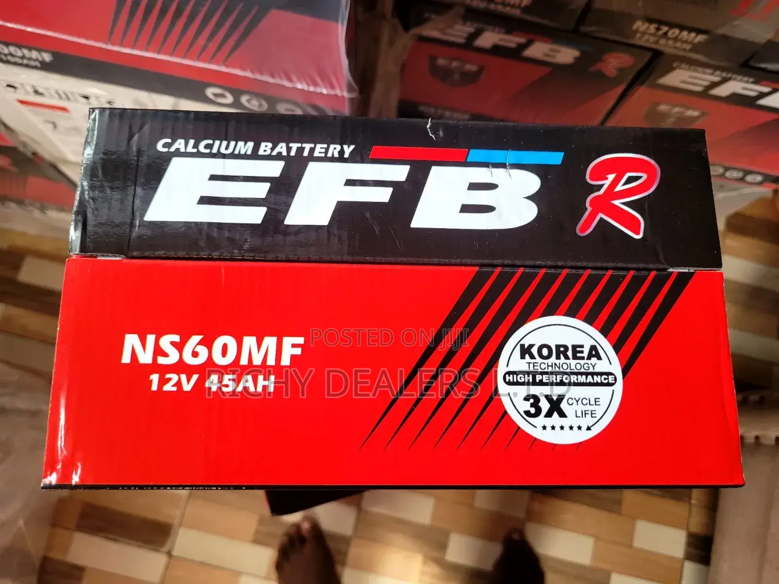 Efb Ns60mf (12v/45ah) Car Battery