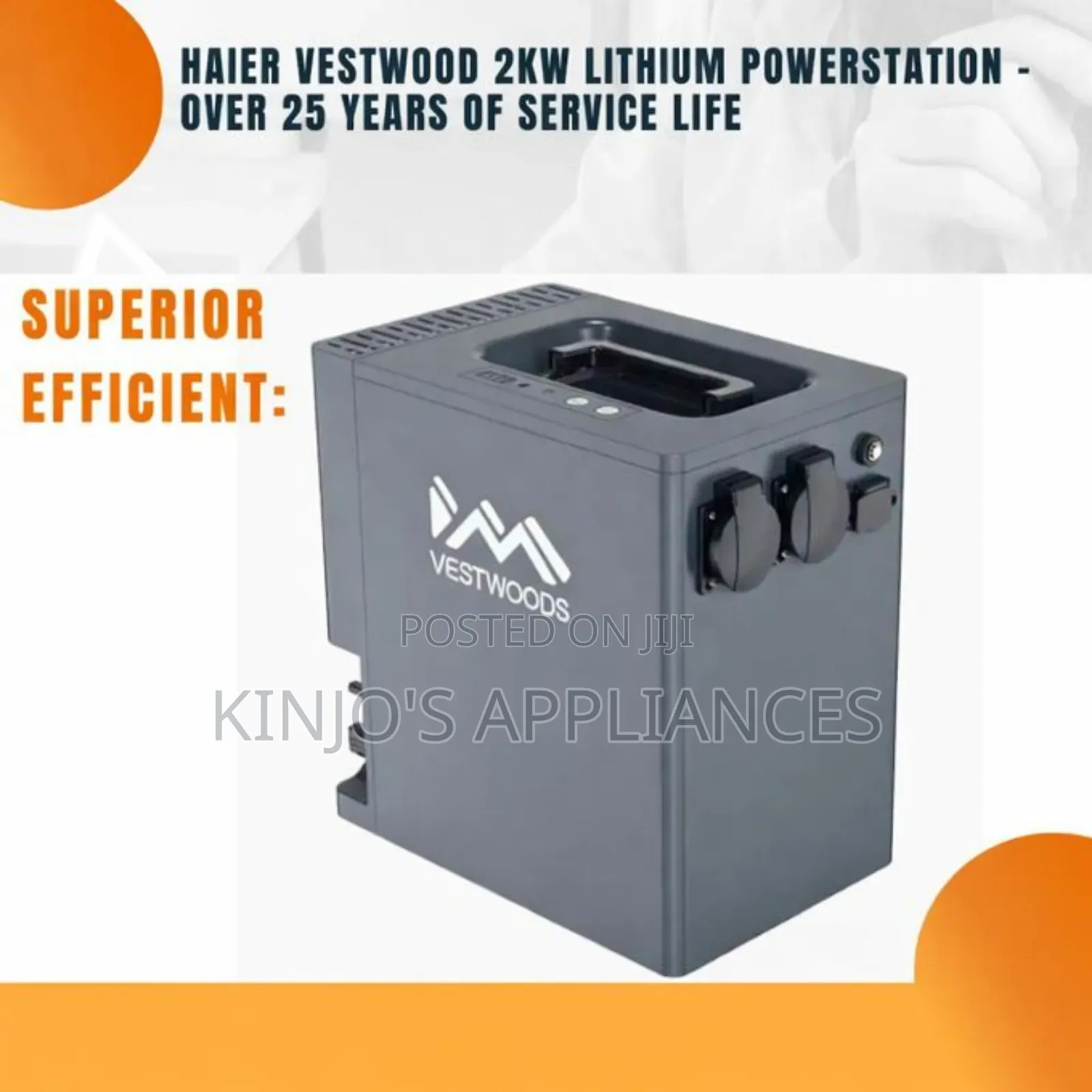 Haier Vestwoods 2kw Lithium Portable Power Station