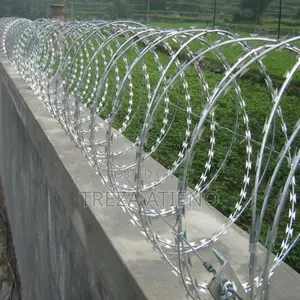 Wall Top Razor Wire Barrier