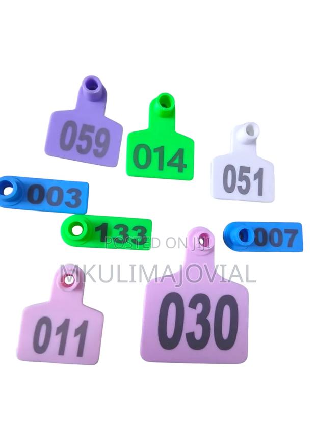 Mkulimajovial Numbered Sheep/Goat Ear Tags- All Colours