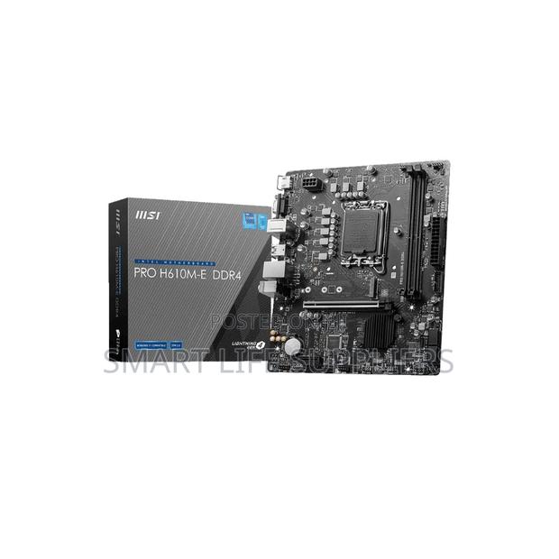 Msi Pro H610m-E Ddr4 Motherboard for Intel 12th 13th 14th Gen Processo