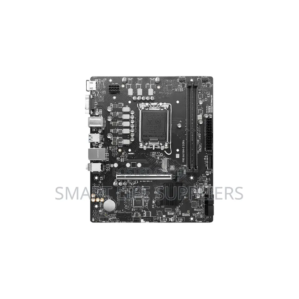 Msi Pro H610m-E Ddr4 Motherboard for Intel 12th 13th 14th Gen Processo
