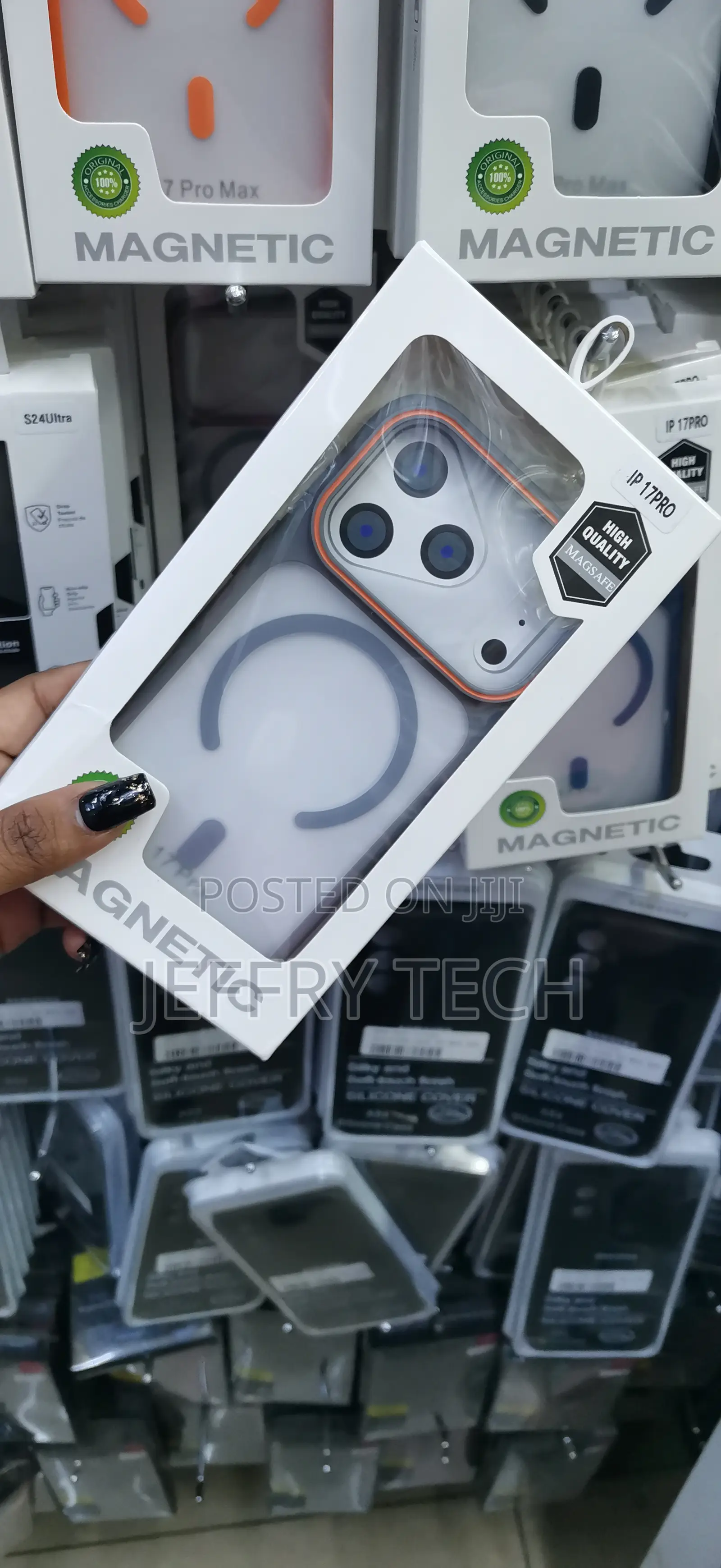 Magnetic Mobile Phone Case Designed for the iPhone 17 Pro