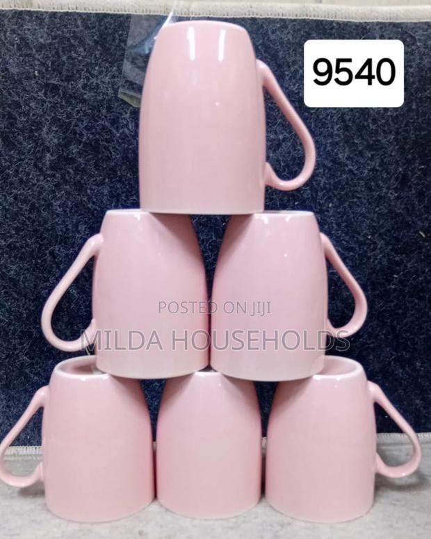 Pink Ceramic Mugs.