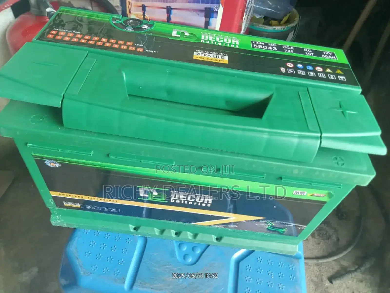 Decor Din80mf Car Battery