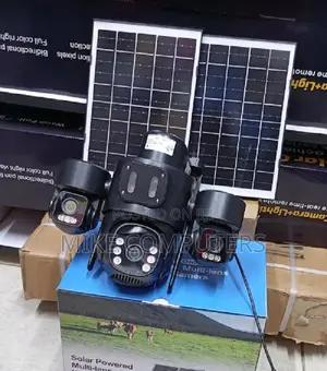 Solar Light 4ghiesy Triple Lens Three Screens Camera Solar Powered