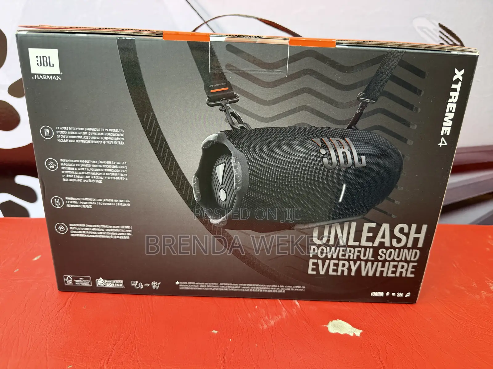 JBL Xtreme 4 Portable Blueetoth Speaker – Black