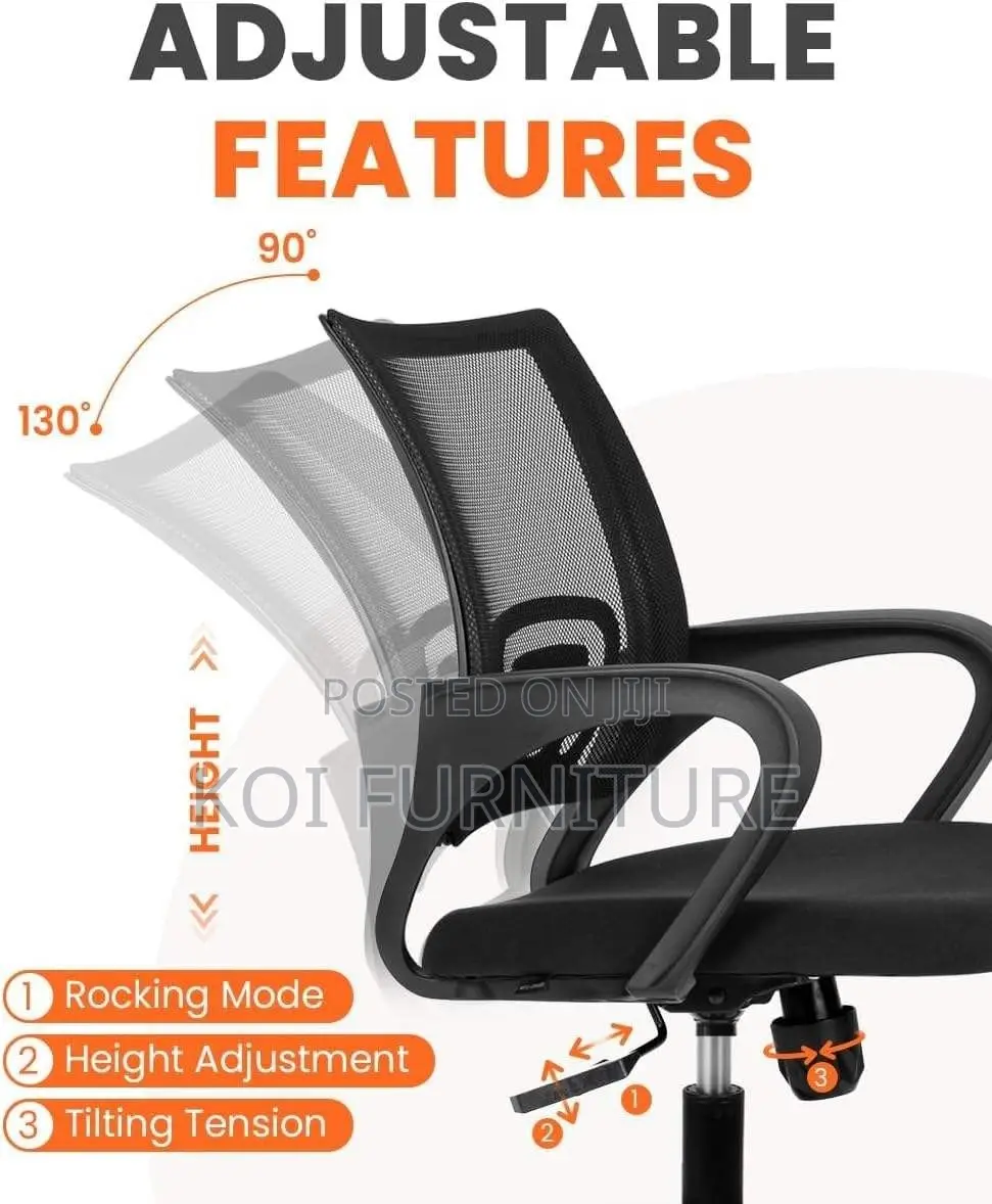 Office Chairs; Heavy Density Clerical Mesh Office Seat