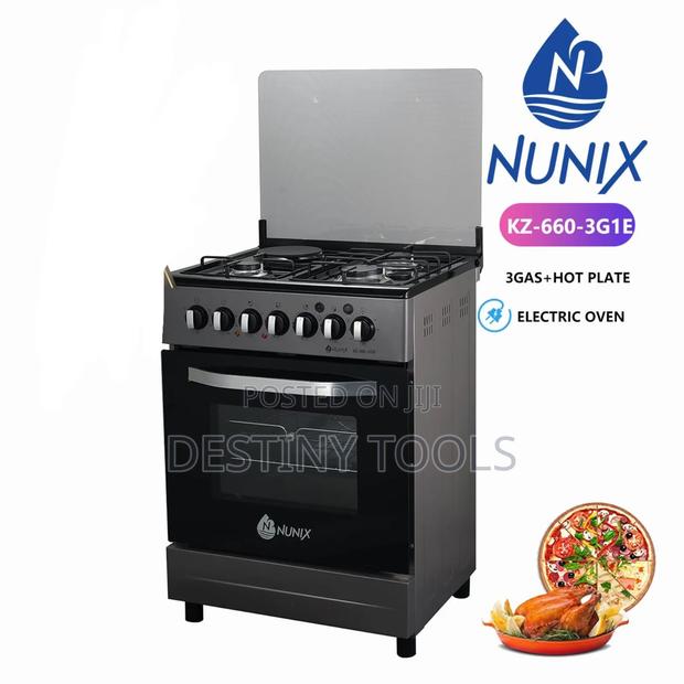 Nunix 3gas +Electric Oven Standing Cooker