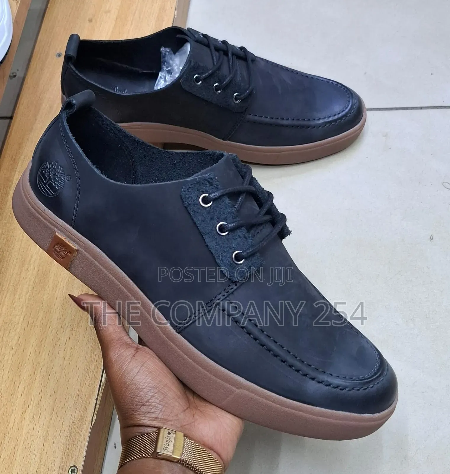 Quality Leather Casual Low Cut Laced Men Rubber Sole Timberland Shoes