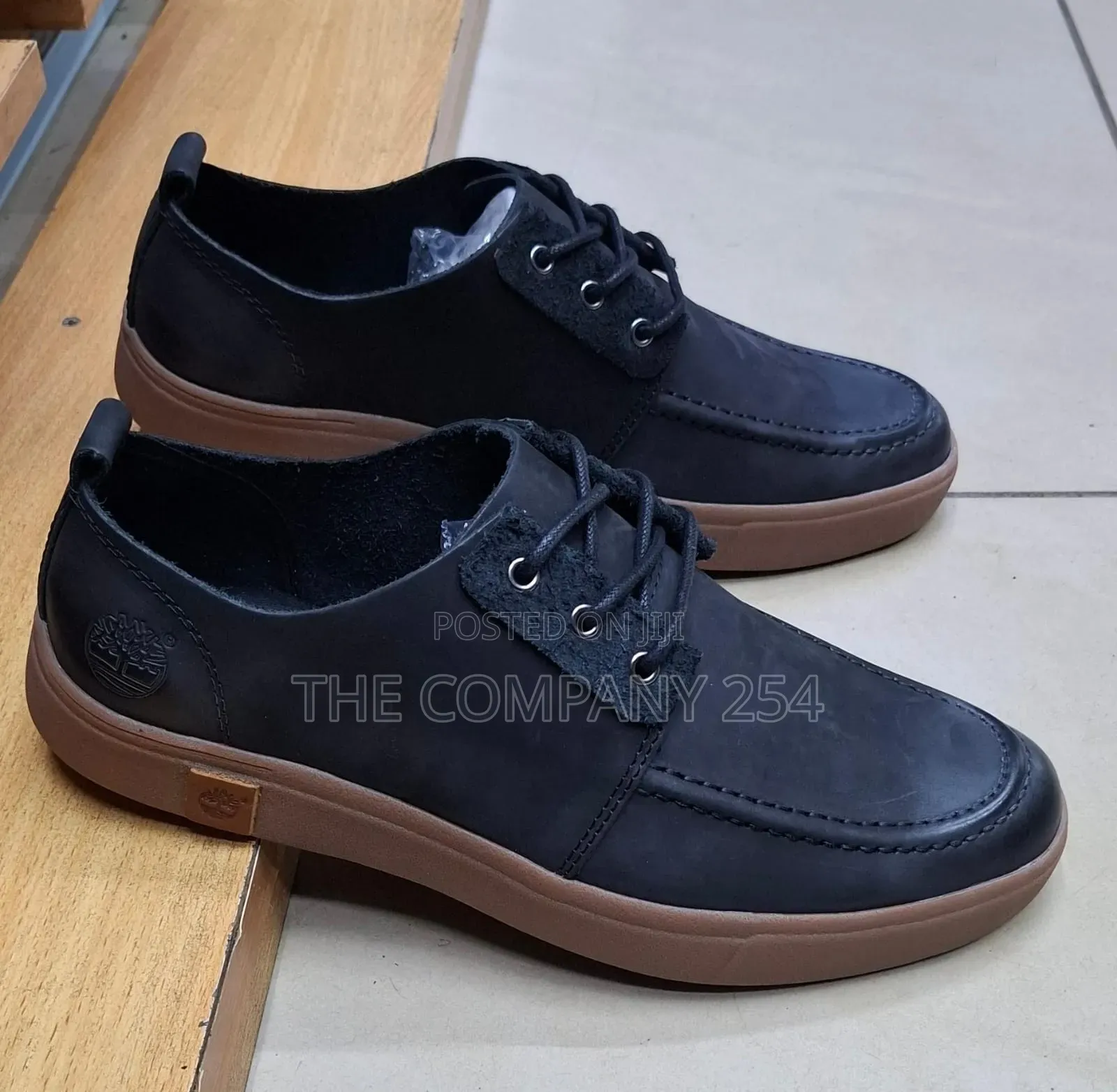 Quality Leather Casual Low Cut Laced Men Rubber Sole Timberland Shoes