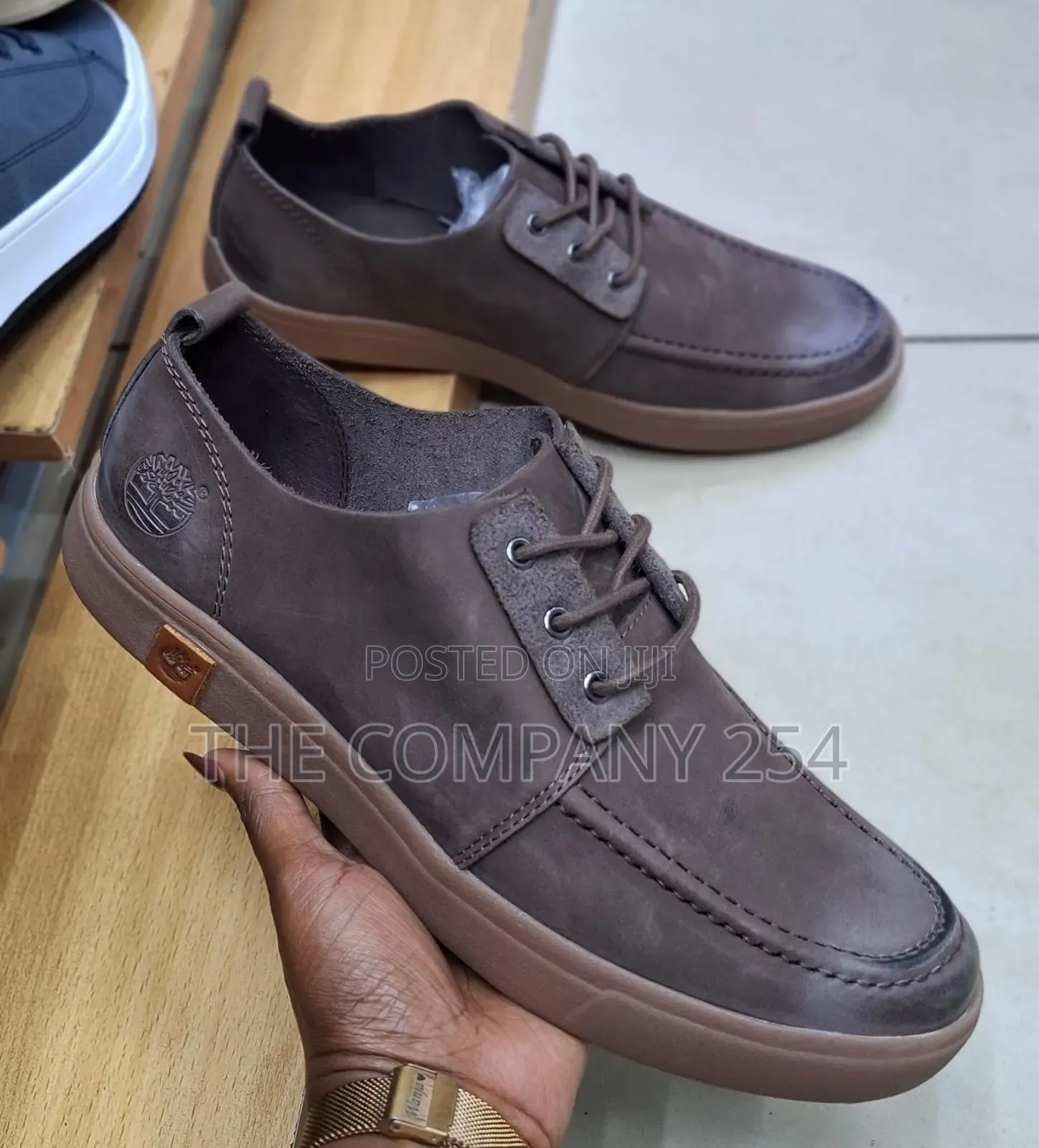 Quality Leather Casual Low Cut Laced Men Rubber Sole Timberland Shoes