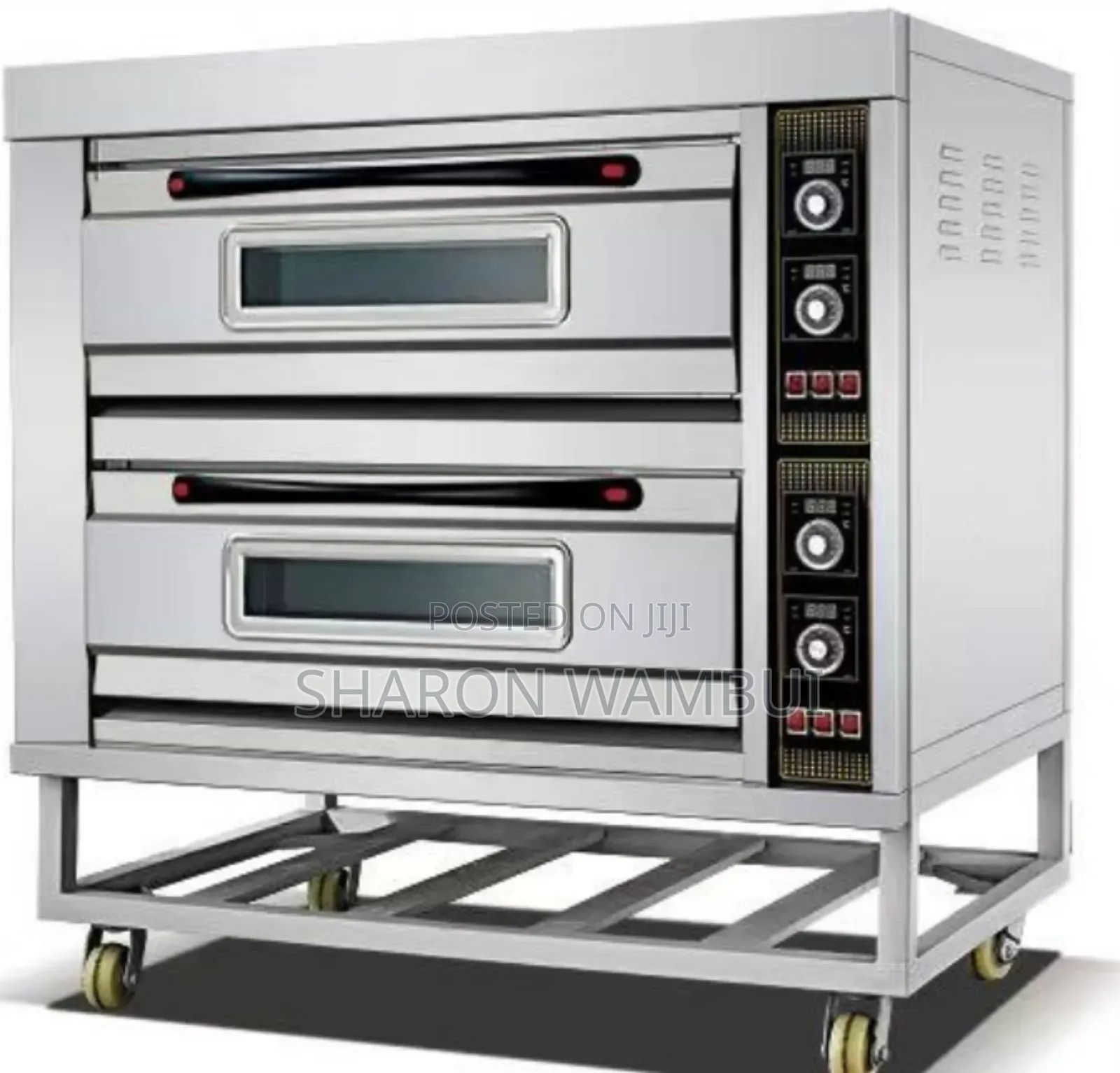 Premier Commercial Electric Oven Two Deck Four Trays