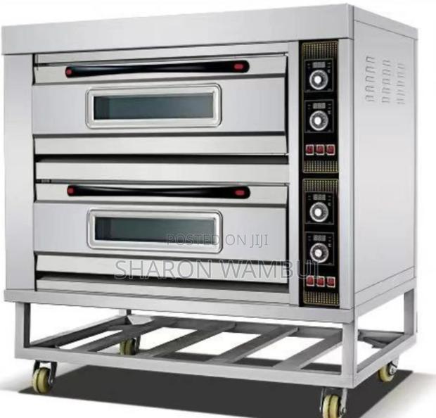 Premier Commercial Electric Oven Two Deck Four Trays