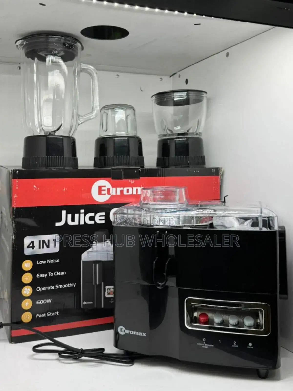 Euromax 4-in-1 Food Processor,