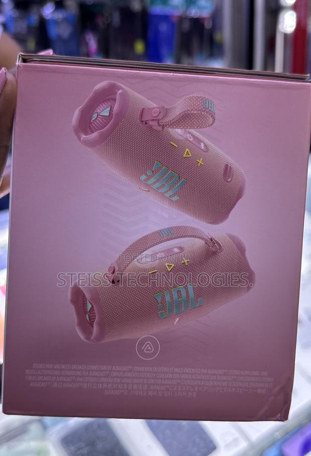 Pink JBL Charge 6 Bluetooth Speaker. - thumbnail 3