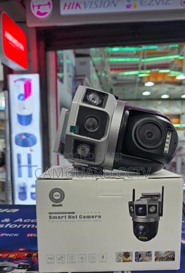 Dual Lens Smart Wifi Outdoor/Indoor Dome Ac Powered CCTV Camera