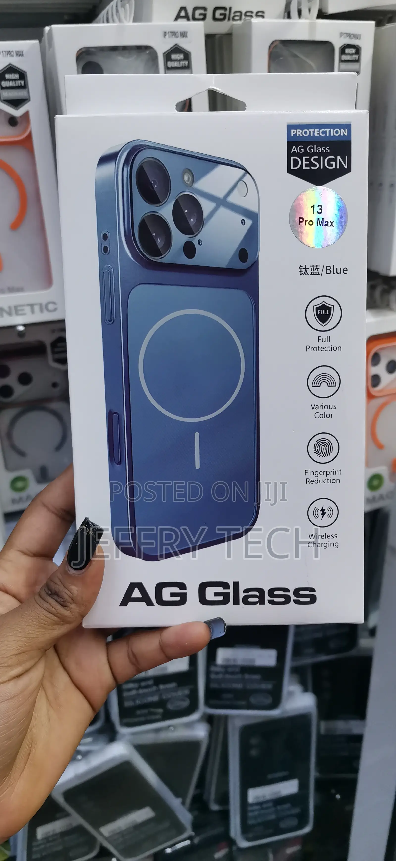 Ag Glass Designed Case for the Apple iPhone 13 Pro Max.