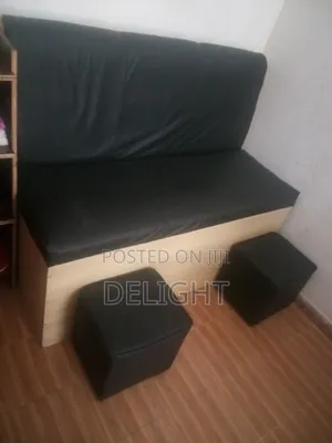 Spa Sofa and Poufs