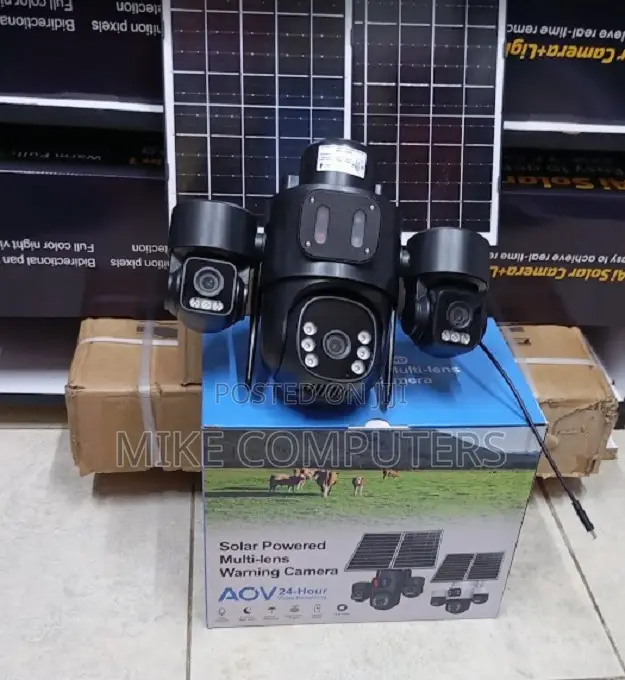 4g Solar PTZ Camera Triple Lens System Hieasy