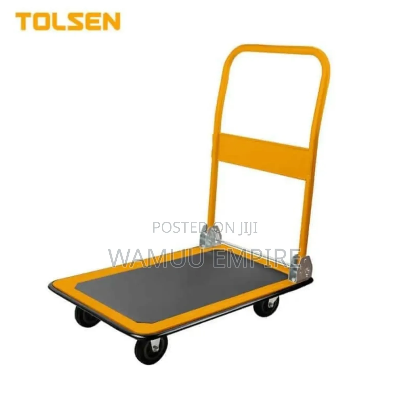 Tolsen Foldable Platform Hand Truck, Designed for Moving Heavy Loads.