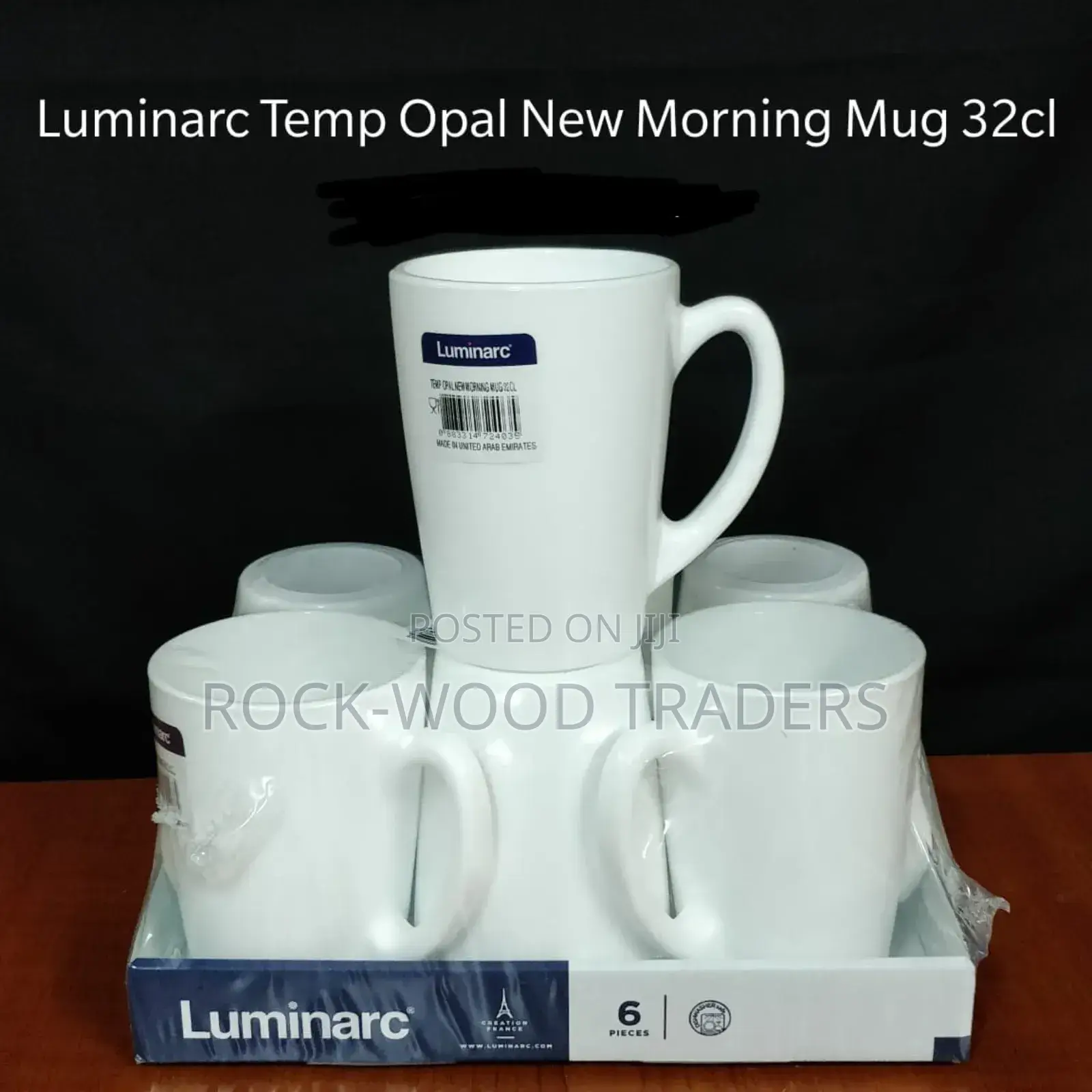 Luminarc Opal Mugs 6pcs