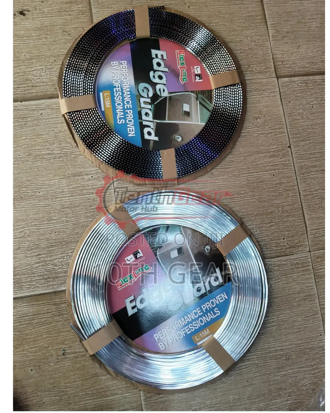 Edge Guard Silver/Checked 15m