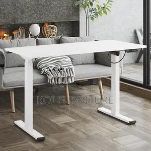 Office Desk; 120cm Electric Adjustable Office Desk