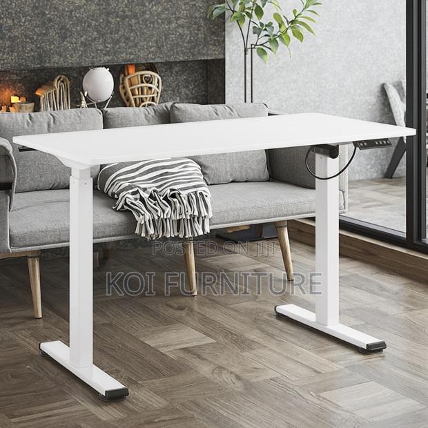 Office Desk; 120cm Electric Adjustable Office Desk