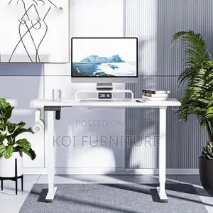 Office Desk; 120cm Electric Adjustable Office Desk