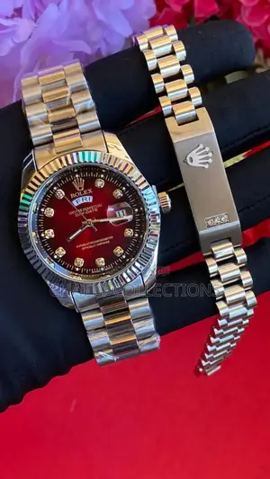 Silver Rolex Gent Watches With Rolex Bracelet