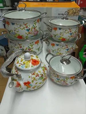 Enamel Pots 12pcs