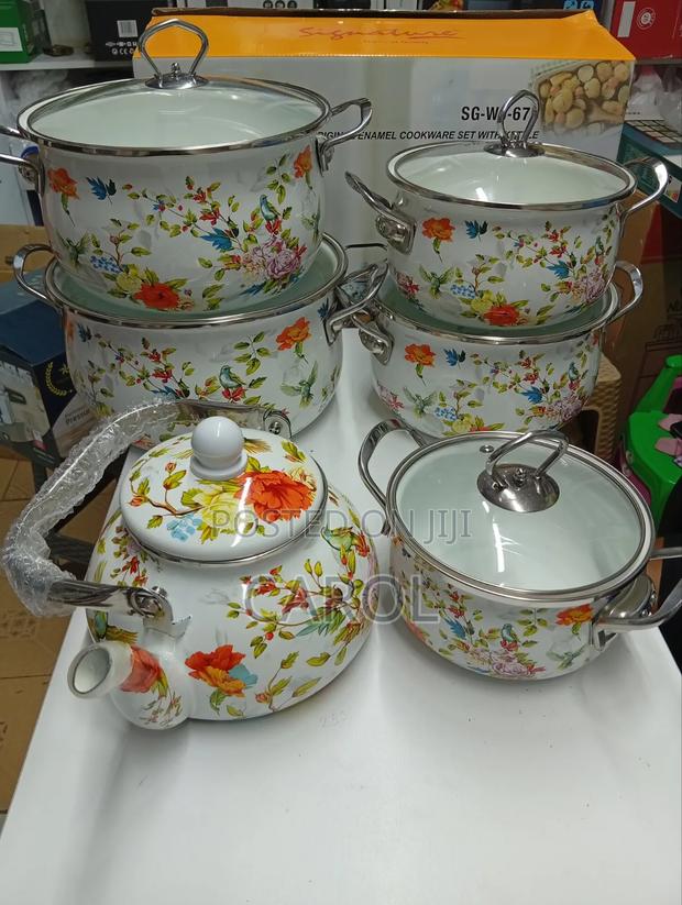 Enamel Pots 12pcs