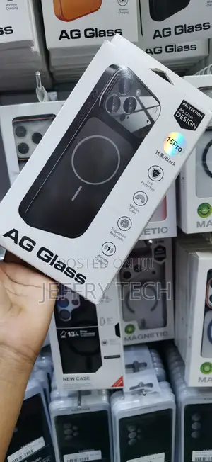 Ag Glass Phone Case for iPhone 15 Pro,