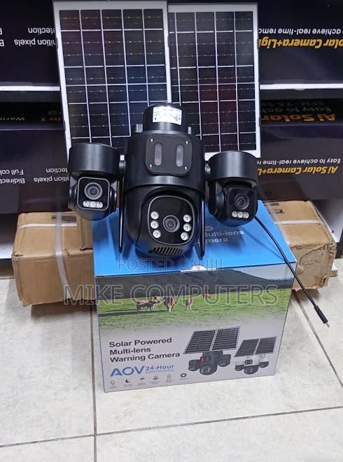 (Three) Solar Powered PTZ Camera Hieasy - main view