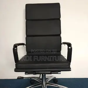 Office Chairs; High Back Iconic Mid Backrest Ribbed Executive Chair
