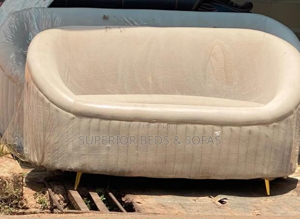 Curved Arm 2 Seater Sofa - Free Delivery.