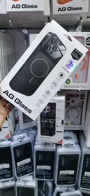 G Glass Magnetic Phone Case for Various iPhone Pro Max Models.