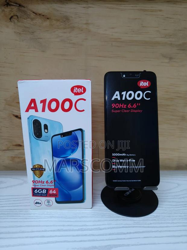 New Itel A100C 64 GB Black - thumbnail 2