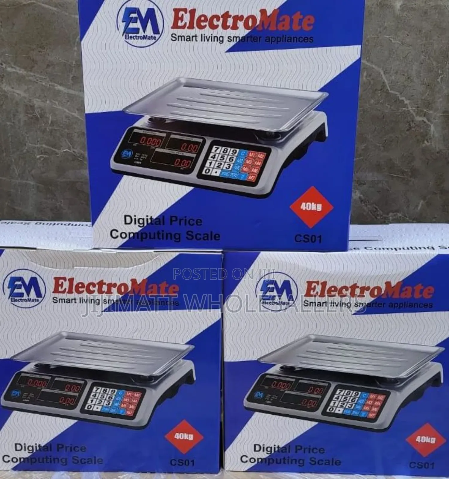 40kgs Electromate Digital Computing Weighting Scale