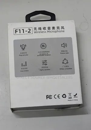 Lavalier Wireless Microphone F11-2 With a Noise Cancellation