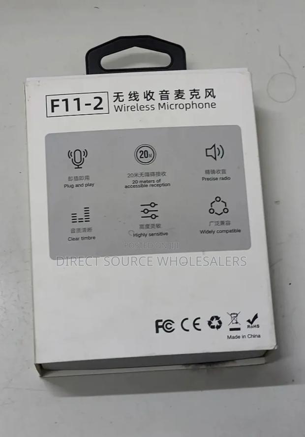 Lavalier Wireless Microphone F11-2 With a Noise Cancellation - thumbnail 2