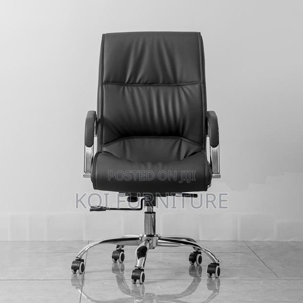 Office Chairs; High Backrest Leather Synthetic Office Chairs - thumbnail 4