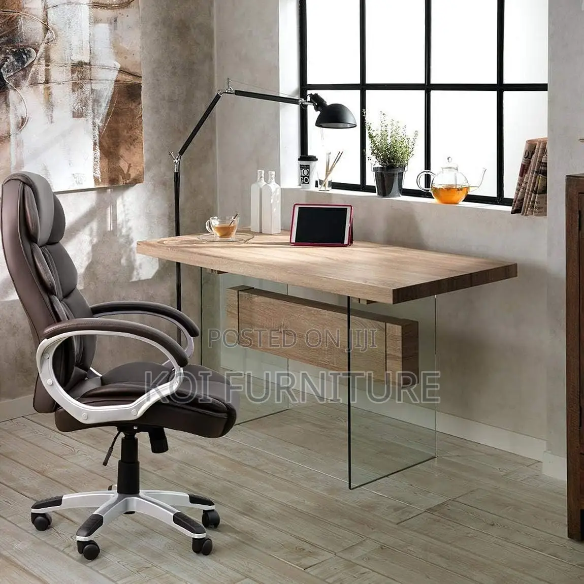 Office Chairs; Grand Executive High Back Leathee Premium Chairs