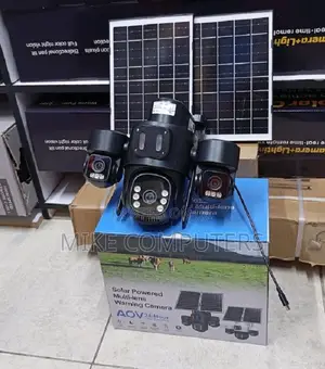 Triple Lens 4g Solar PTZ Camera Clear Surveillance