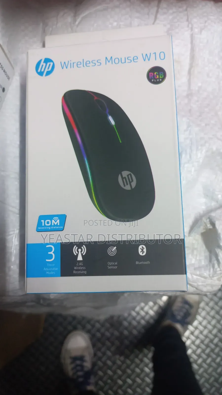 Hp Wireless Mouse W10 RGB Plus