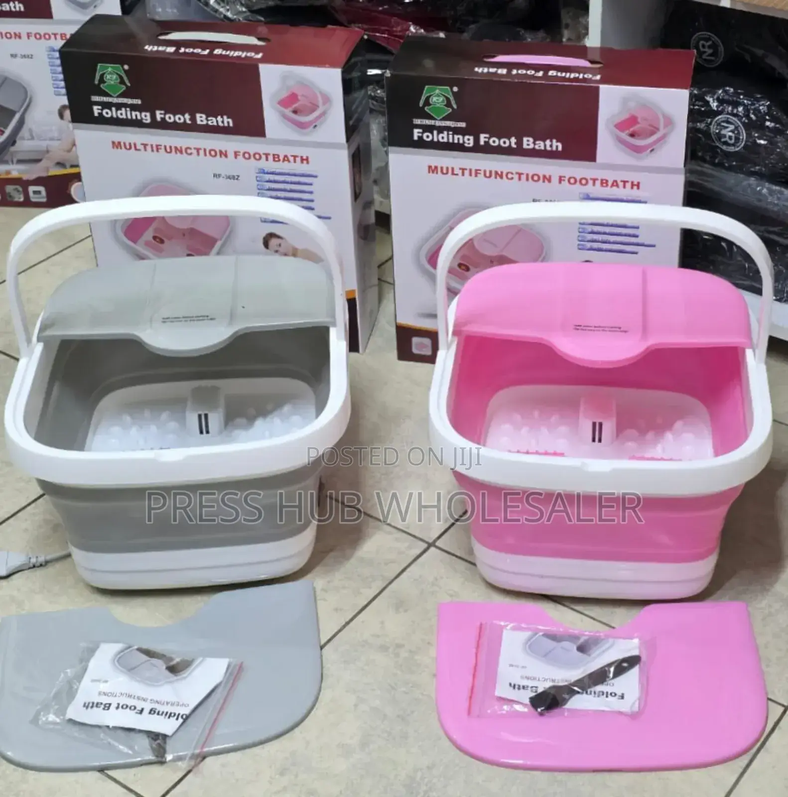 Foot Bath Massager With Various Features for Foot Care.