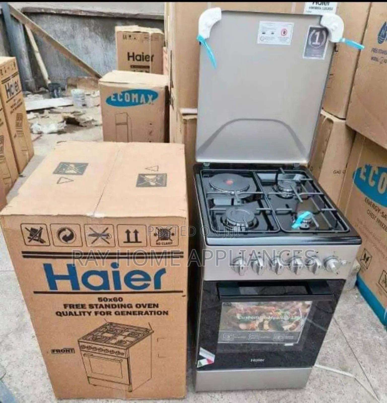 Haier 50cm*60cm 3gas + 1electric Cooker With Electric Oven