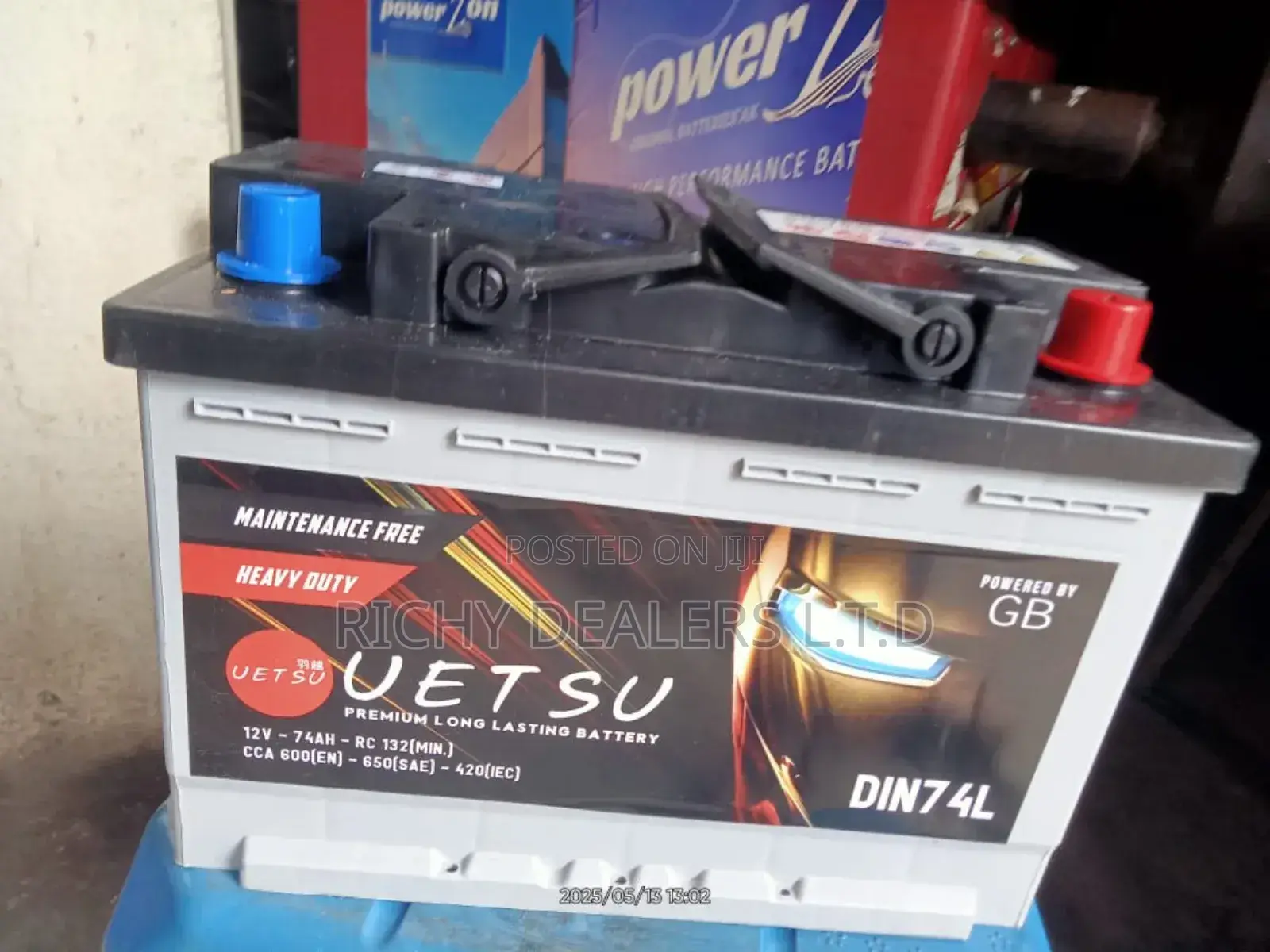 Uetsu Din74mf Car Battery